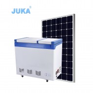 BCD-208 208Liter Double Temperature dc 12v 24v / Battery Powered Solar Deep Chest Freezer Fridge