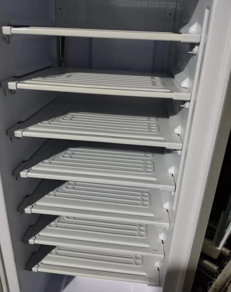 Plate stack inside the BD-198-10 body, one freezing surface per level