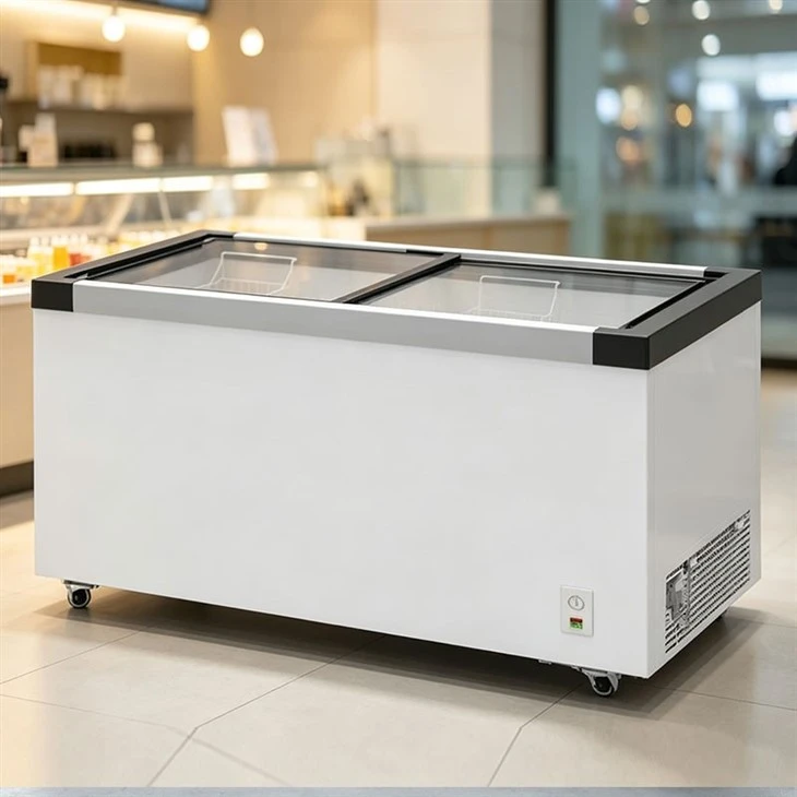 Glass Door Deep Freezer factory Glass Door Deep Freezer factory