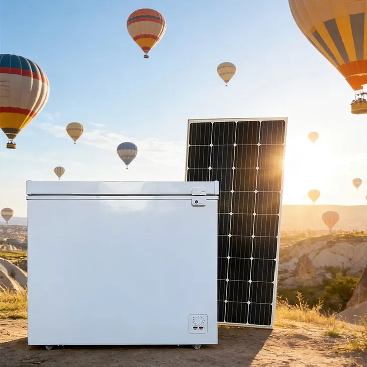 Large Capacity 12V/24V Solar Chest Freezer, Thick Foam Layer, Single & Double Door Refrigerator For Household And Business