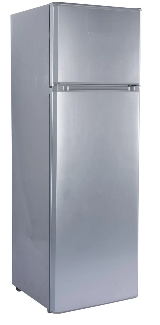 BCD-268 standing solar refrigerator three quarter view